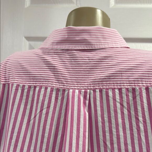TALBOTS MODERN CLASSIC SHIRT- MIXED STRIPE - Picture 6 of 7